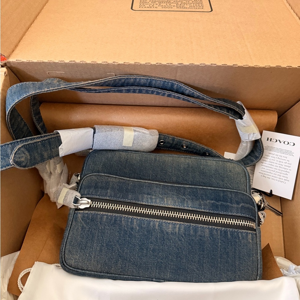 SOLD Coach Dakota Denim handbag - NWT - Picture 8 of 10
